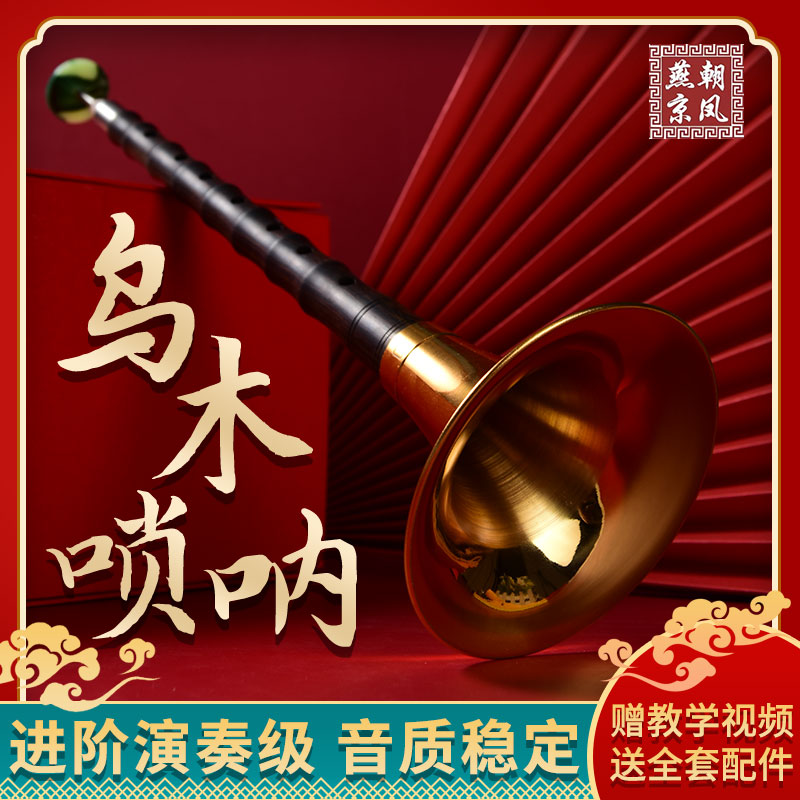 Suona Bowls Pure Copper Baking Varnish Gold Brass Bowls Musical Instruments Accessories Professional Thickened DC Drop B Tune Large G Suona Bowl Universal