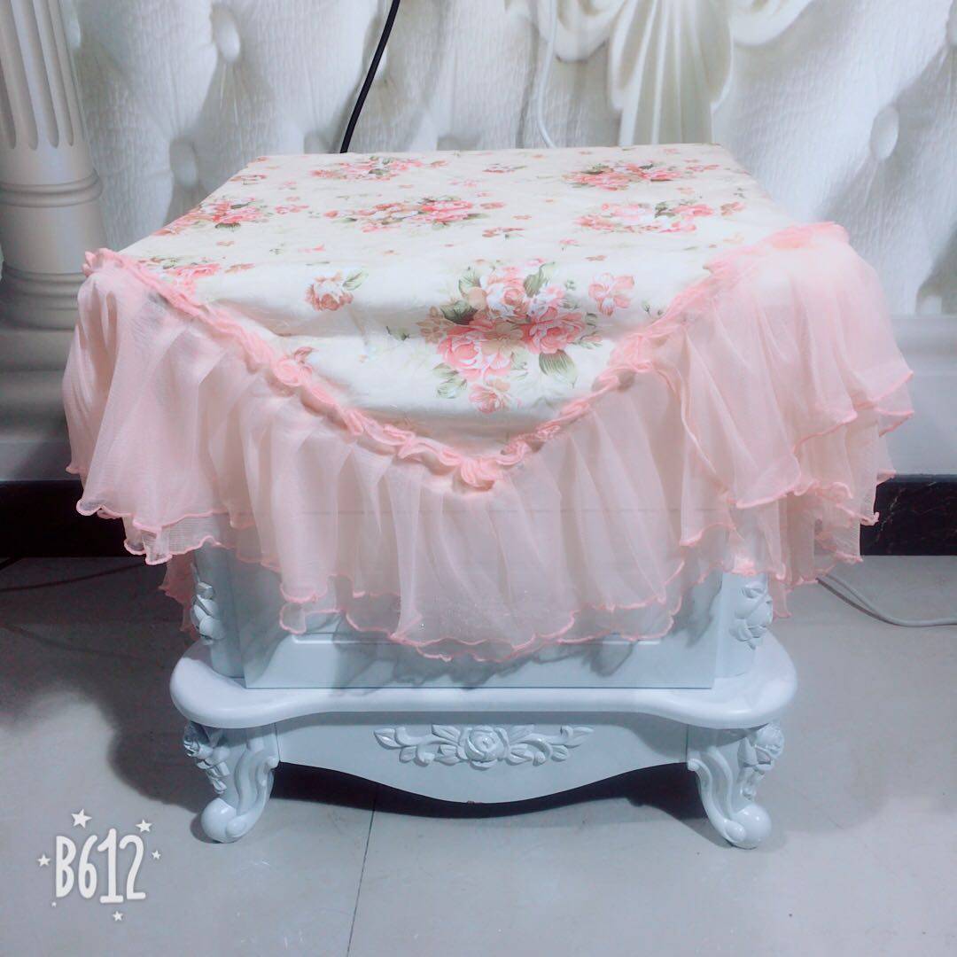 Lingnuo refrigerator cover cloth washing machine bedside table cover cloth multi-purpose towel cover towel small tablecloth dustproof cloth custom-made