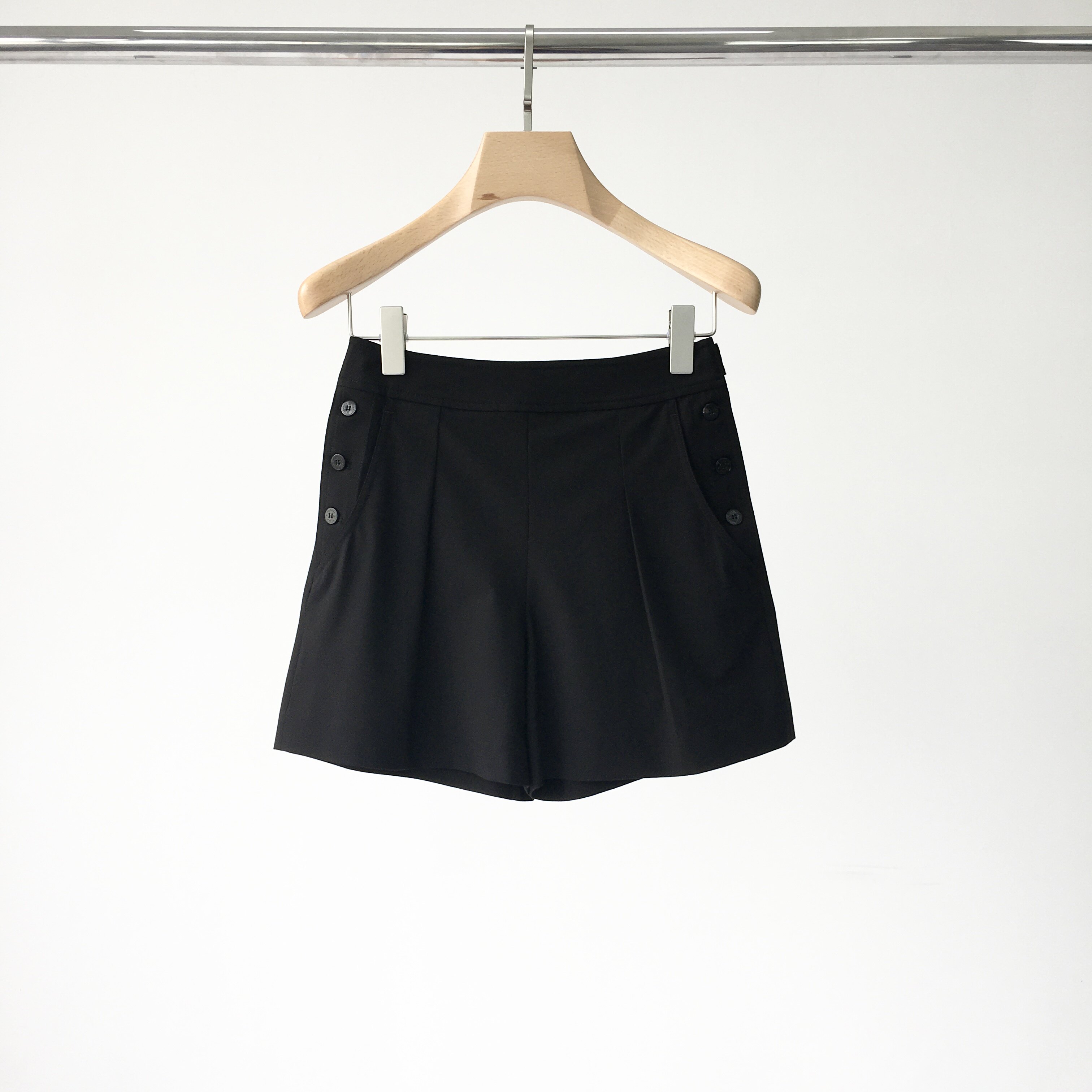 Custom black shorts v