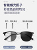 Liu Haoran's Same Style Ultra-Light Titanium Half-Frame Glasses for Men with Myopia, Customizable Prescription, Stylish, Blue Light Blocking, Eyebrow Line Eyeglass Frame