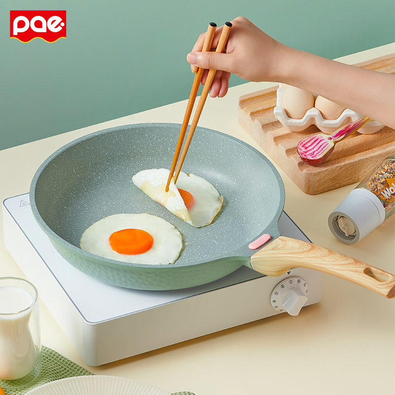 Maifan stone pan non-stick frying pan household fried egg steak pot induction cooker gas stove suitable