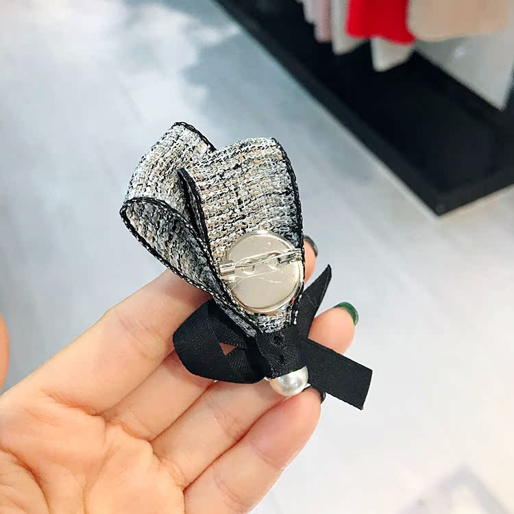 Phiên bản Hàn Quốc của nước hoa nhỏ mới nước hoa 貂 宝石 đá quý áo len cardigan trâm cài cổ áo hoa trâm cài hoa dại trâm cài áo