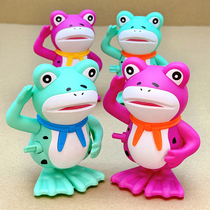 Net red selling cub frogs on chain string clockwork Tramway Frog Cartoon Animal Cute Male Girl School Climbing Interaction 2-3-4