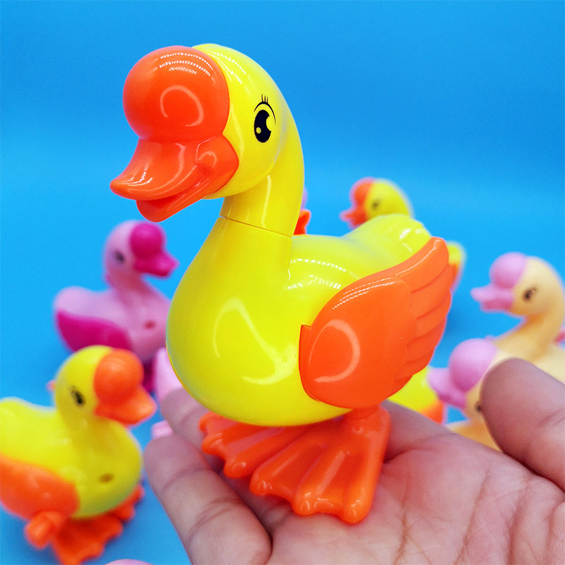 Net Red Clockwork Toy Bounced Little Swan Cartoon Animal Cute Puzzle Male Girl Child 2-3-4