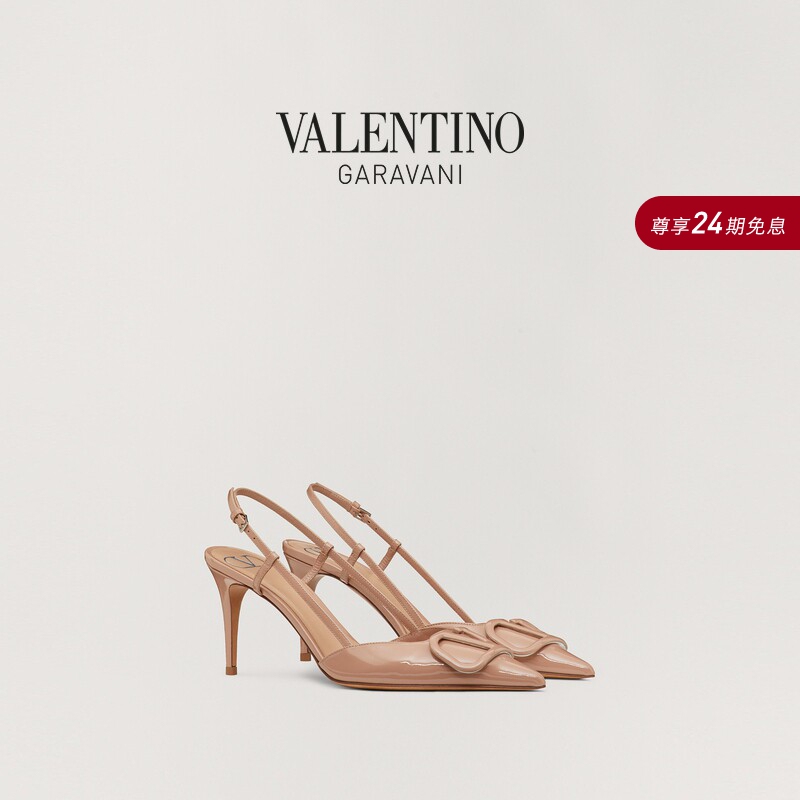 Valentino Valentino Women's Vlogo Signature High Heels Wedding Shoes [Gift]