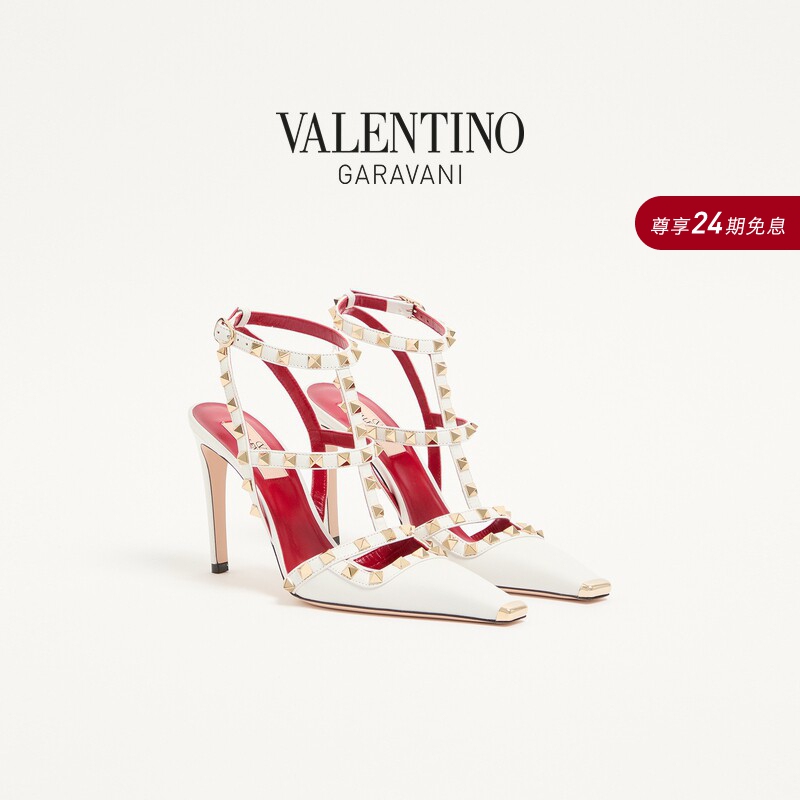 Valentino Women's Rockstud Sheepskin High Heels [Gift]