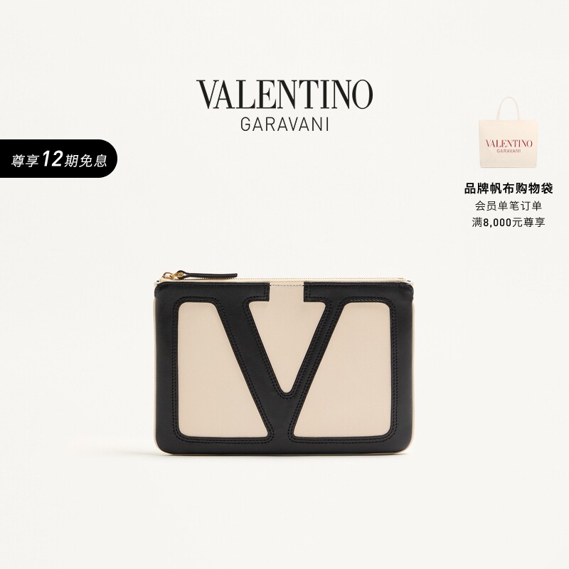 [Online Exclusive] Valentino Women's Viva Superstar Sheepskin Clutch Bag