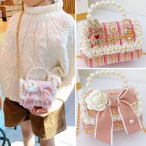 Girls bag 2021 new childrens shoulder bag bag fashion foreign tide cross bag niche design princess bag