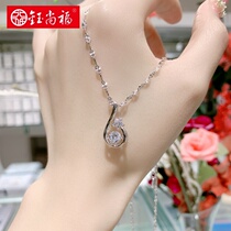 Yu Shangfu s925 sterling silver necklace female Japanese and Korean simple beating heart choker temperament tide smart stars