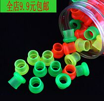 Silicone Rod stop sweat suction belt wrap belt closure rubber rod stop ring fishing fish accessories fishing gear