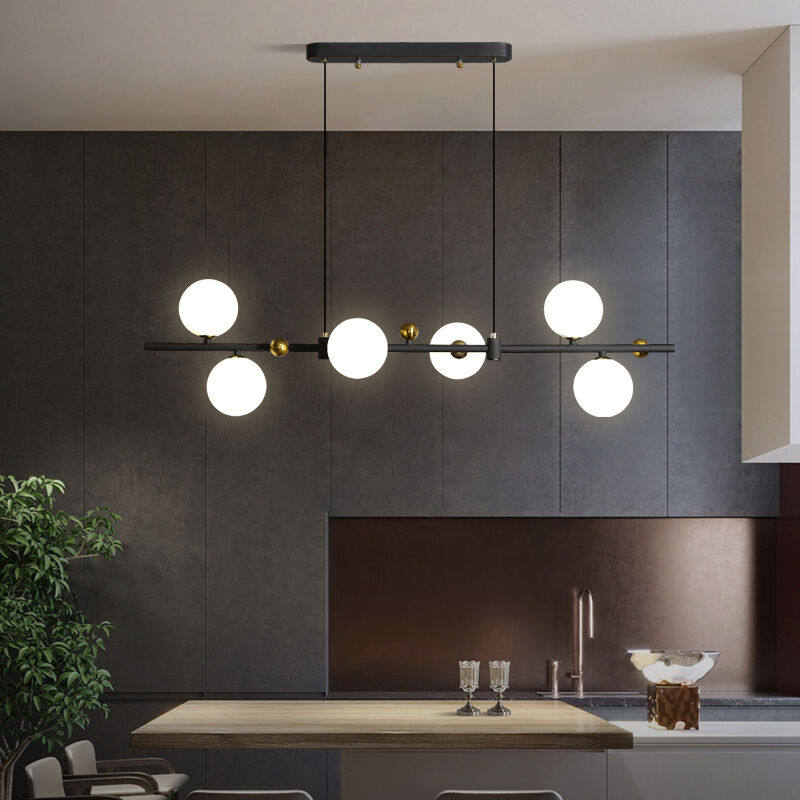 Blue reading Nordic dining room chandelia minimalist modern creative personality bar Dining Room Chandelia Dining Room Cafe Bedroom