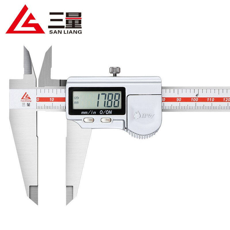 Three-volume (sanliang) high precision stainless steel ip67 grade waterproof number of graphics card size electronic cruise ruler IP