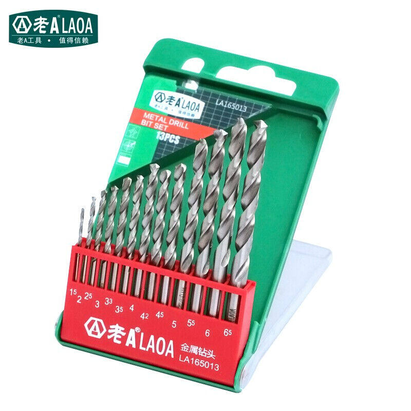 Old ALAOALA165013 high speed net full grinding twist drill bit stainless steel drill bit suit metal drill bit 13