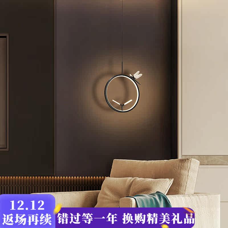 vvs aesthetic light personality LED headboard pendant lamp modern minimalist gold light lavish creative Nordic Lamp table bar table bar