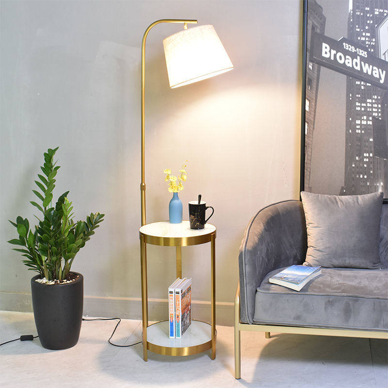 Nordic Sofa Side Tea Table Floor Lamp Living-room Extremely Simple Ins Wind Bedroom Bedside Headlights Light Extravagant and custom A