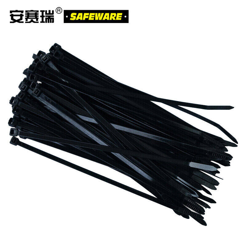 Anseigree nylon tie (250 installed) 3 8 x 400mm black nylon strapping with Internet wire binding belt