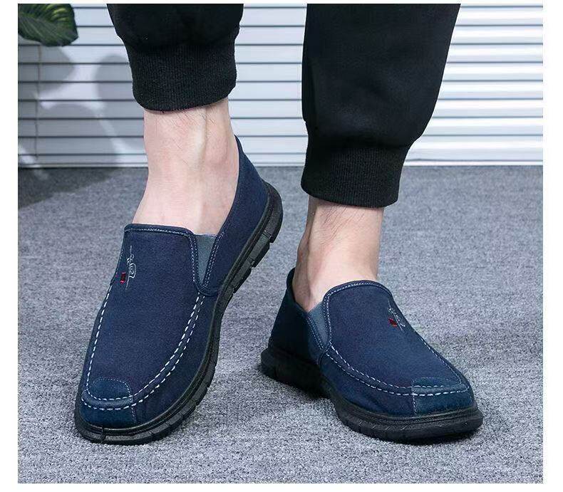 Giày lười nam vải bạt đế mềm thoáng khí kiểu dáng cổ thấp dễ phối đồ — ZG-88 Lão Bắc Kinh - Xanh dương, ZG-88 Lão Bắc Kinh - Đen, ZG-88 Lão Bắc Kinh - Xanh dương [Hộp], ZG-88 Lão Bắc Kinh - Đen [Hộp] chi tiết 12