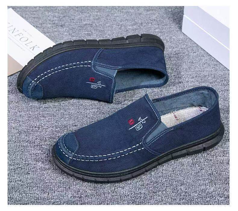 Giày lười nam vải bạt đế mềm thoáng khí kiểu dáng cổ thấp dễ phối đồ — ZG-88 Lão Bắc Kinh - Xanh dương, ZG-88 Lão Bắc Kinh - Đen, ZG-88 Lão Bắc Kinh - Xanh dương [Hộp], ZG-88 Lão Bắc Kinh - Đen [Hộp] chi tiết 18