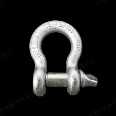 American bow shackle U-shaped hoisting accessories lifting tool hook D-shaped U-shaped hook lifting lug lifting