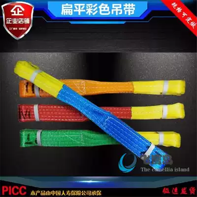 Flat hoisting belt lifting sling crane sling driving sling flat sling belt 4 tons 5 tons 6 tons