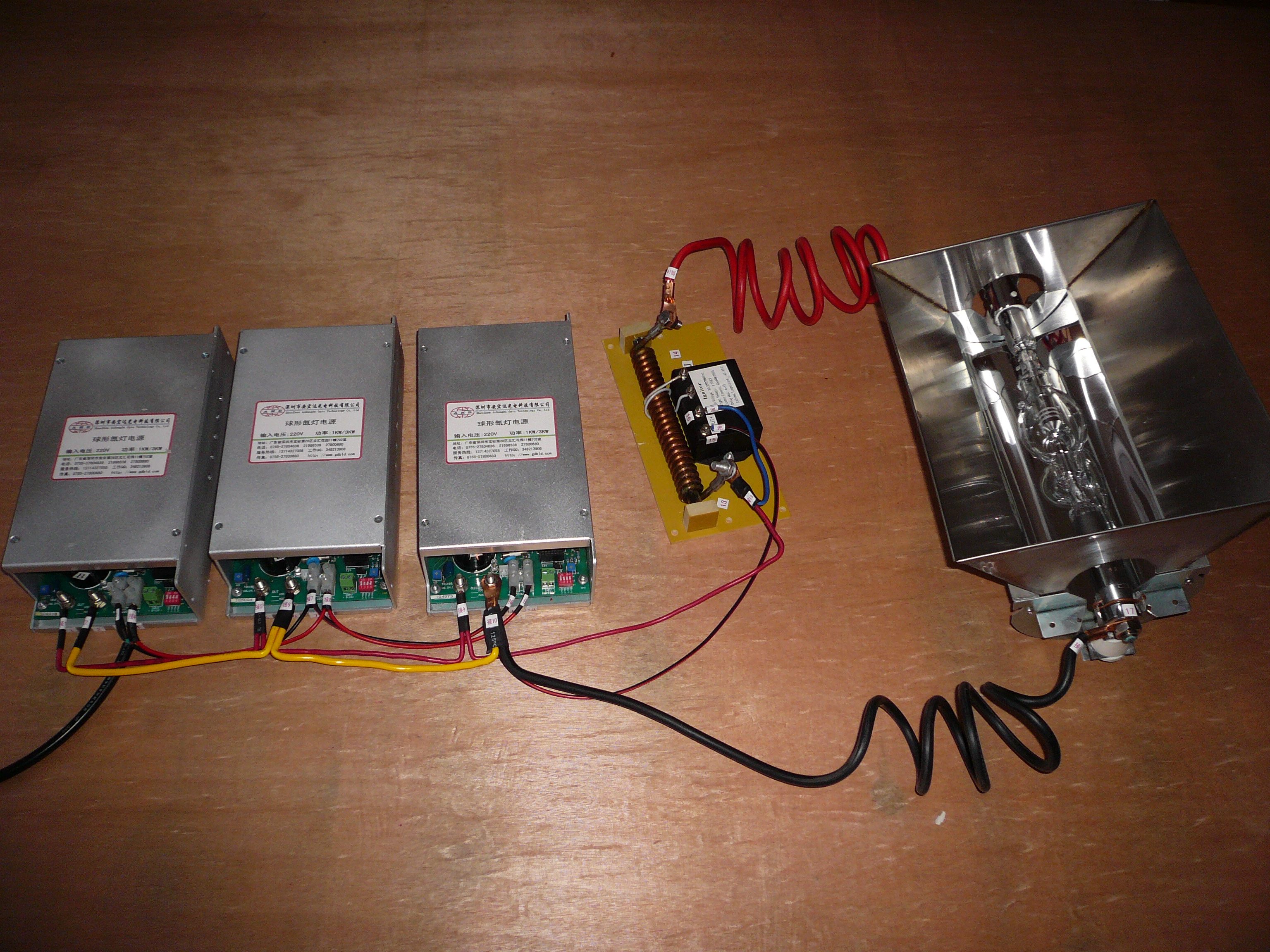 Set the sun with spherical xenon lamp AHD 3KW for sale