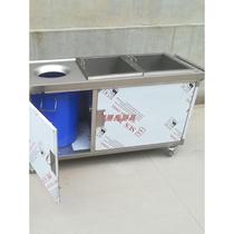New product saves time and effort canteen leftovers kitchen waste plates and bowls classification swill collection counter