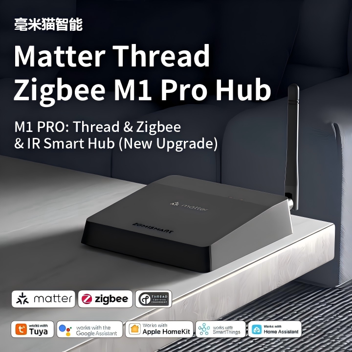 Matter Wireless Gateway Thread Tuya Smart Zigbee Direct Connection to Apple Wifi Remote Compatible with Infrared