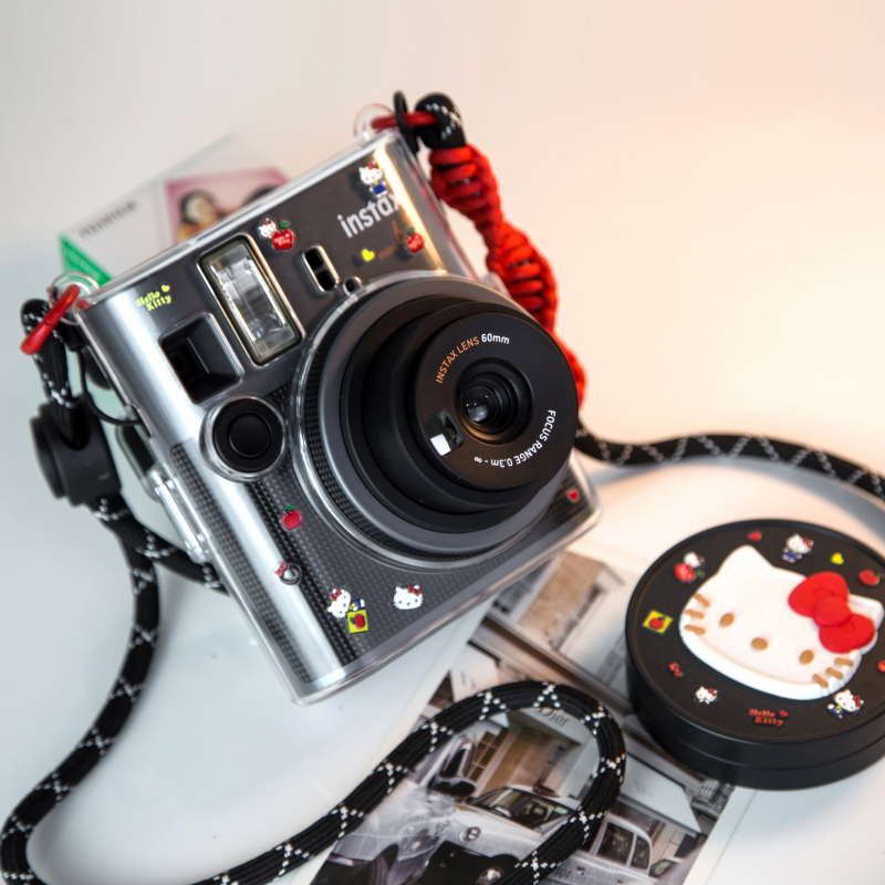 Fujifilm Instant Camera Mini41 Transparent Protective Case Silicone Cover Camera Bag Cute Crossbody Strap Photo Case Fujifilm Instant Camera Mini41 Transparent Protective Case Silicone Cover Camera Bag Cute Crossbody Strap Photo Case