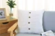 Không in kiểu hai mặt nút đan tốt đệm cotton văn phòng đệm gối sử dụng kép đệm xe