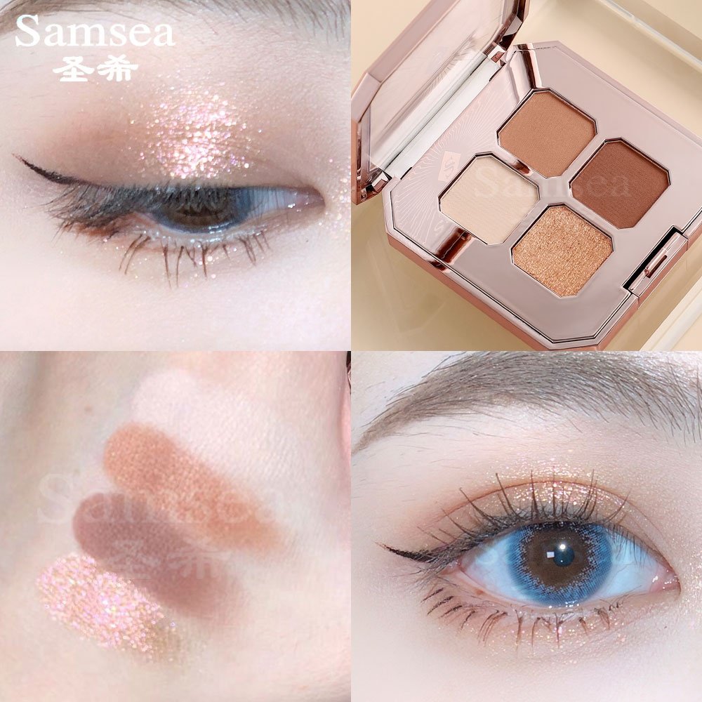 Samsea Sansi took the four-color eyeshadow at will