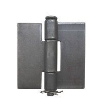 Long tongue welded leaf Steam truck box unloading hinge Iron door Lotus leaf hinge welded plus heavy door 