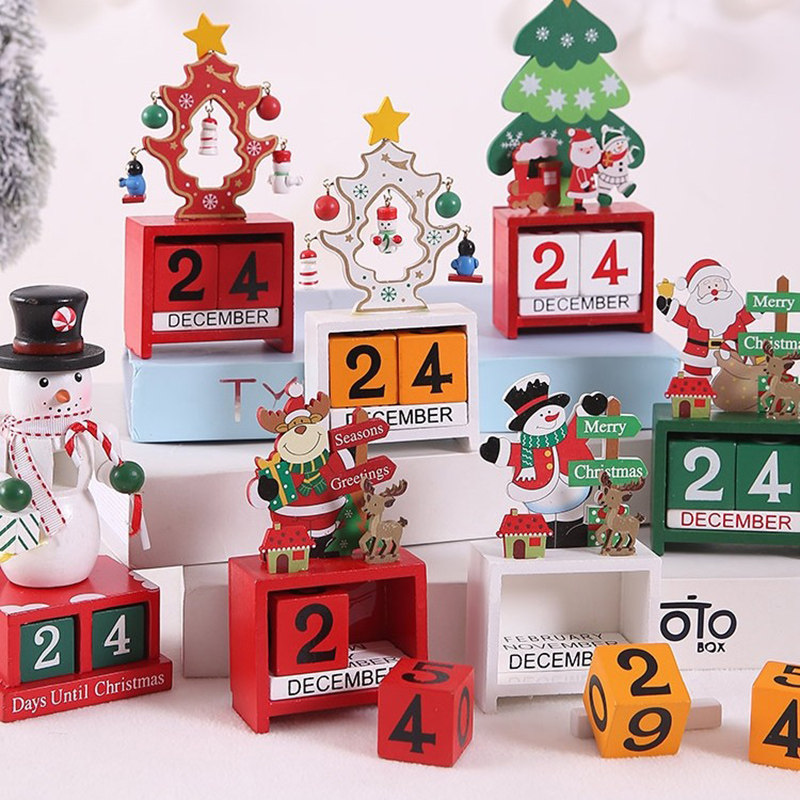 Christmas countdown calendar gift box Children small gift Gift Christmas decorations Christmas Eve Pendulum Pieces Kindergarten Toys-Taobao