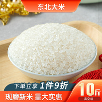 Declaration of five grains Northeast rice 5kg Heilongjiang pearl rice 10 kg farmhouse round grain japonica rice fragrant rice size packaging