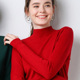 Bán cao cổ áo len cashmere nữ thân mặc ngắn mỏng dệt kim đáy áo len 2020 mùa xuân và mùa thu mới mặc bên ngoài lỏng lẻo