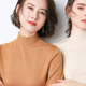 Bán cao cổ áo len cashmere nữ thân mặc ngắn mỏng dệt kim đáy áo len 2020 mùa xuân và mùa thu mới mặc bên ngoài lỏng lẻo