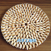 Natural conch shell foot stone 10-20cm craft coaster plate bowl mat heat insulation mat handmade special gift