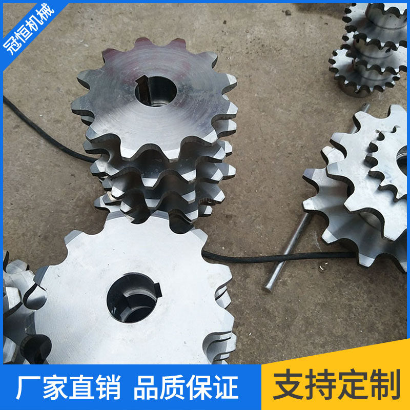Customized stainless steel sprocket 304 high temperature resistant conveyor gear 2 minutes 3 minutes 4 minutes double pitch single and double row industrial wheels