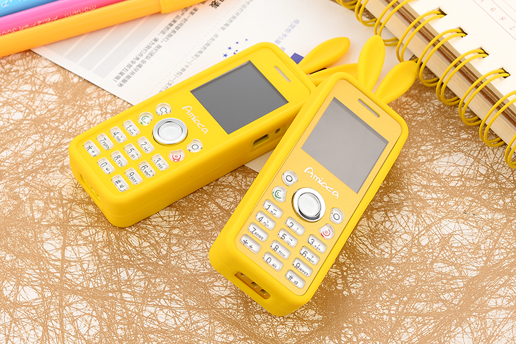 Trẻ em học sinh điện thoại di động nhỏ siêu nhỏ phim hoạt hình nhỏ thẻ kép chờ hai túi dễ thương nam và nữ chức năng máy HY
