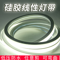 led silicone lamp with 220v high pressure flexible soft casing tube dark waterproof self - adhesive linear lamp band lamp