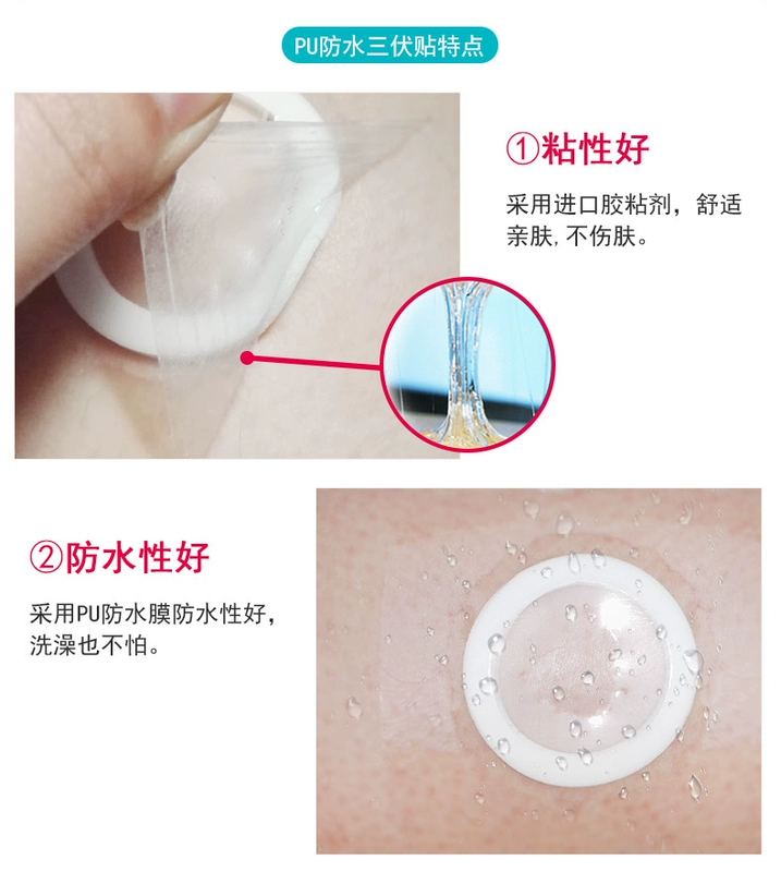 Vải y tế Hongsheng Vải quấn không thấm nước Ba giá ba giá Chín Châm cứu tem Navel Navel Acupoint PU thạch cao