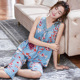 2020 Summer Slim không tay Shorts Set Loose kích thước lớn Hè Vest Home Mang Mordale Pyjama phụ nữ