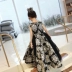 Cô gái đen catwalk đầm trẻ em công chúa đầm nhỏ chủ nhà mẫu piano trang phục nữ ngoại quốc quý phái - Váy trẻ em trang phục đi tiêc trẻ em cao cấp Váy trẻ em