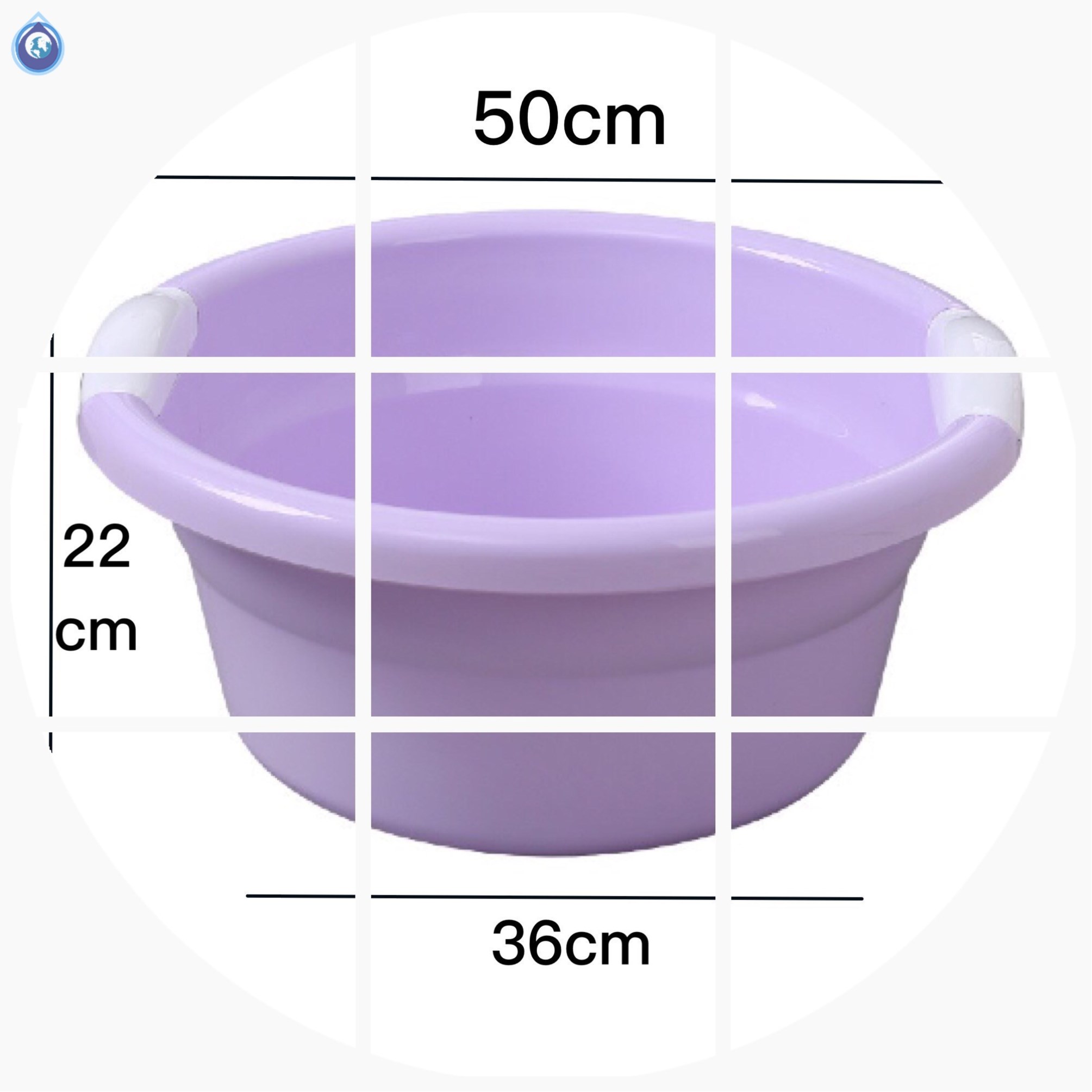 Washbasin deepen thickened round home plastic increase number washing foot oversized large size plus high basin subs laundry