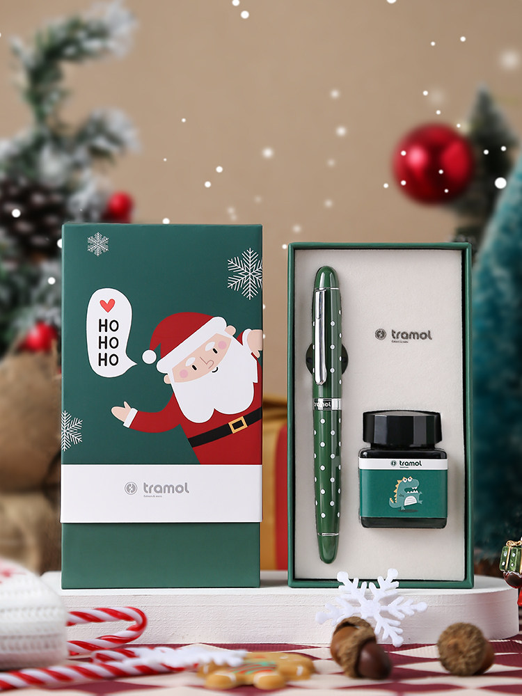 [Christmas Gift] Tramol First Look Series Fountain Pen, High-End, Exquisite, and Beautiful, Birthday and Valentine's Day Gift, Special for Students to Practice Writing, Gift for Boys and Girls, Christmas Gift Box Set
