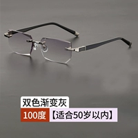 Двухцветный градиент серого цвета 100 градусов [подходит для лиц до 50 лет]