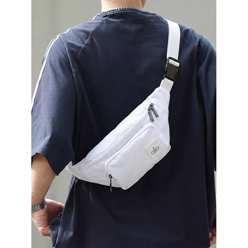 Alo High-End Niche Solid Color Nylon Bag Outdoor Outing Storage Bag Chest Bag Portable Large-Capacity Waist Bag Alo High-End Niche Solid Color Nylon Bag Outdoor Outing Storage Bag Chest Bag Portable Large-Capacity Waist Bag