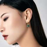 Национальное сокровище x Hello History Golden Puzajiao Series Creative Servrings Ожерелье Два ювелирные украшения временный день рождения