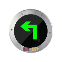 Canal Buried Fire Emergency Sign Light Round Evacuation Light Dark Landmark Light Light Light 120*3