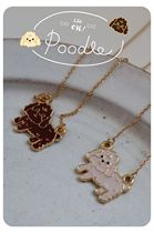 Poodle earrings Taiwan Little OH handmade jewelry Teddy lady earrings necklace bracelet