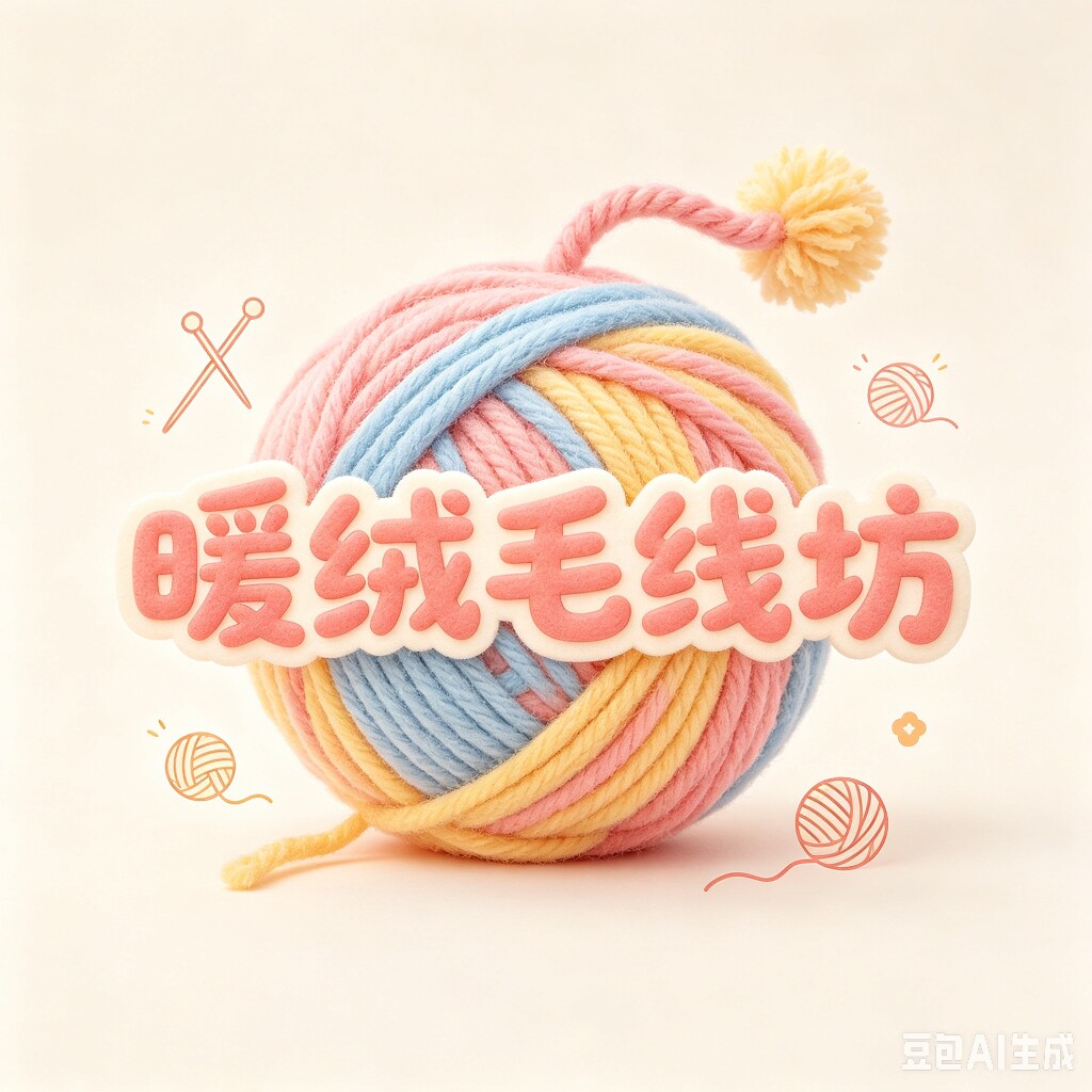 暖绒毛线坊的LOGO